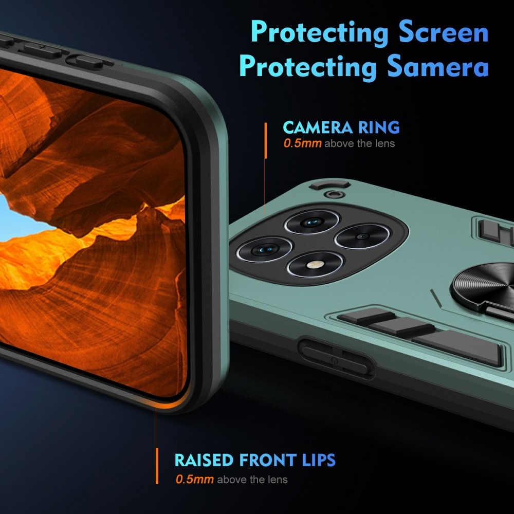 Defend tartós borító a Xiaomi Redmi Note 14 Pro 5G/Poco X7 5G számára - zöld