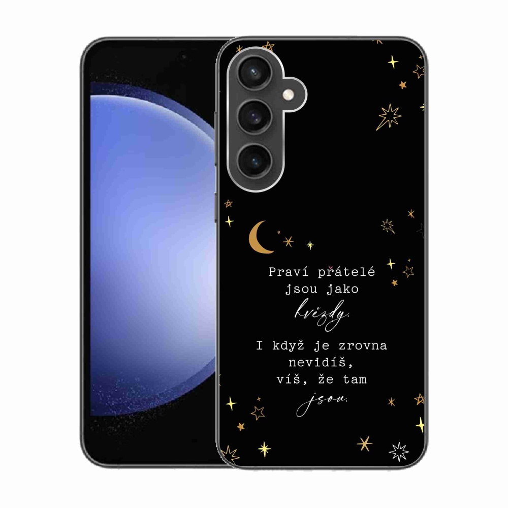 Gél borítás mmCase Samsung Galaxy S23 FE - idézem 6 fekete háttér