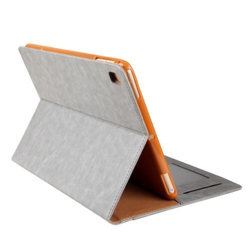 Ginny PU bőr tok iPad Air 2 készülékhez - szürke