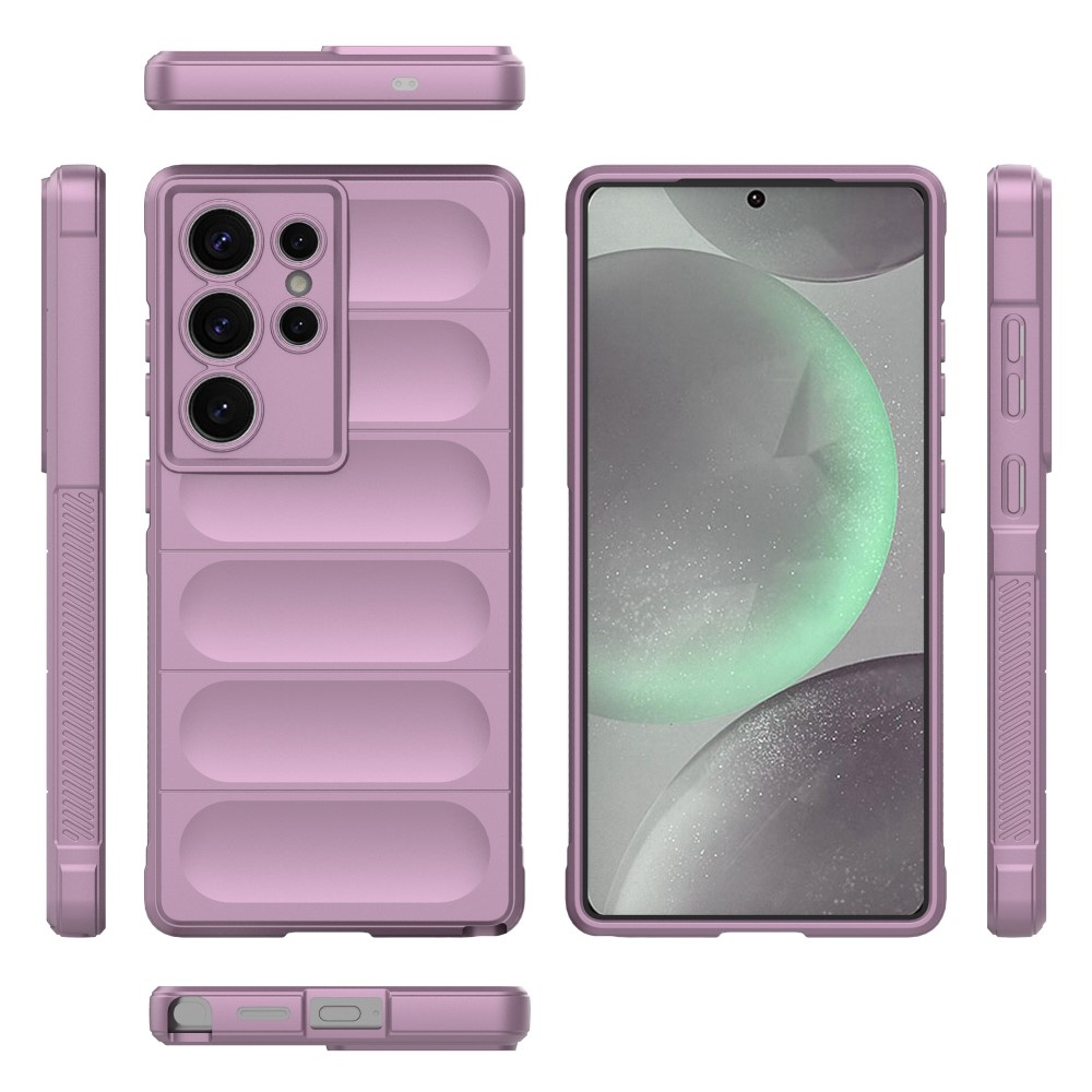 Rugg tartós zselés tok Samsung Galaxy S25 Ultra készülékhez - világos lila