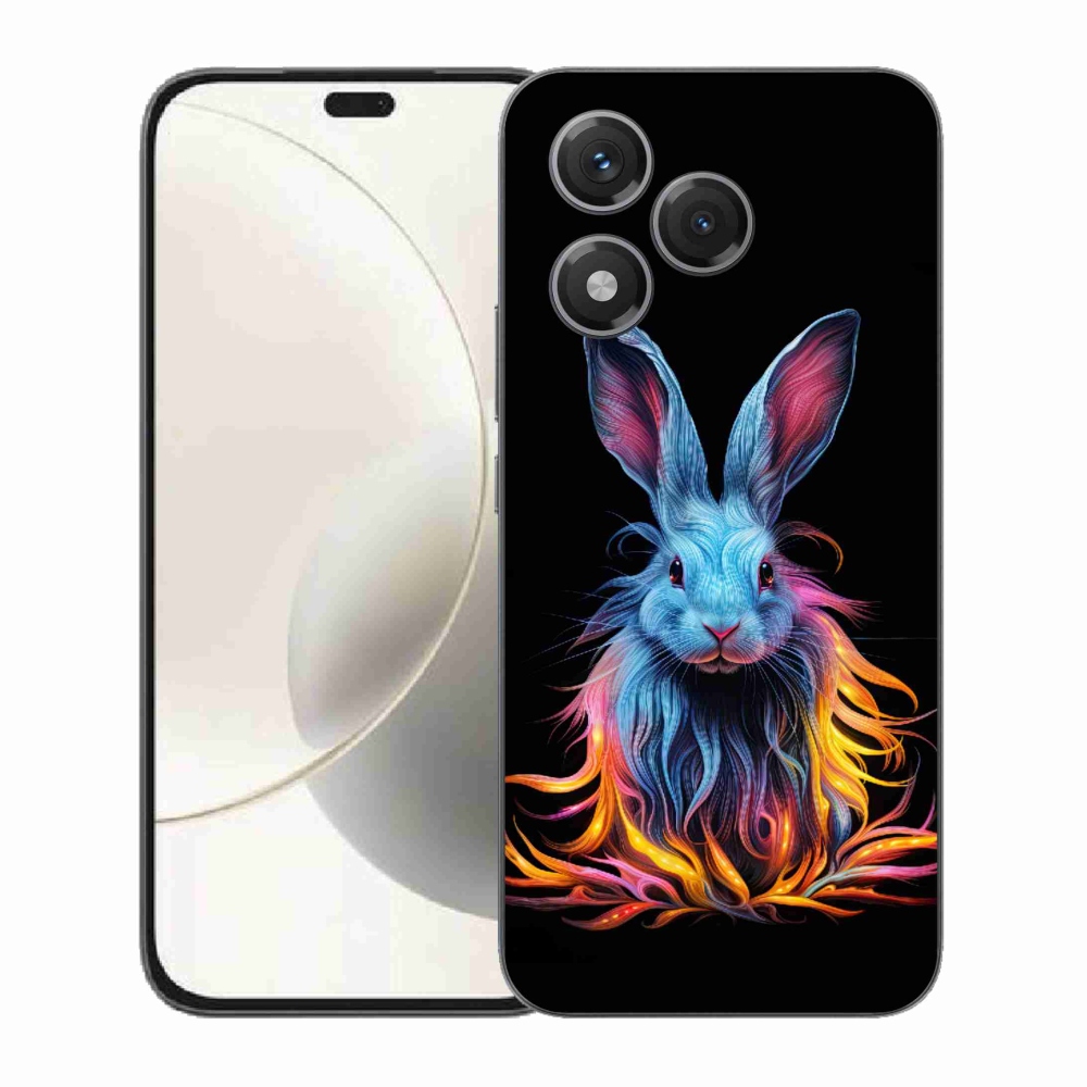 Zselés borítás mmCase a Honor 400 Lite készülékhez - absztrakt nyúl