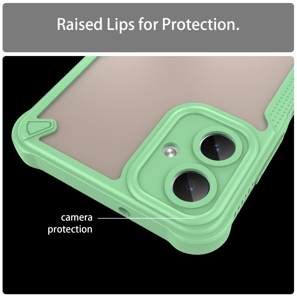 Fagyasztott tartós borítás Samsung Galaxy A06 4G készülékhez - zöld