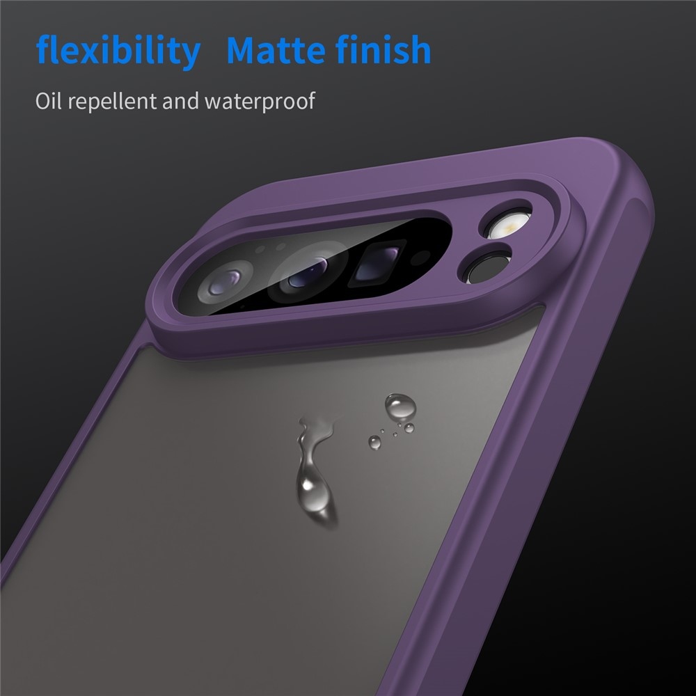 Zselés tok kemény hátlappal a Google Pixel 10 Pro XL számára - lila