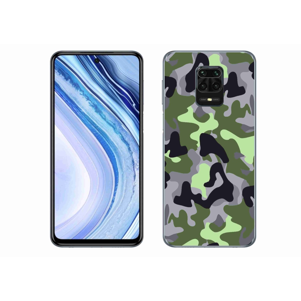 Gél borítás mmCase a Xiaomi Redmi Note 9 Pro számára - terepszínű minta 7