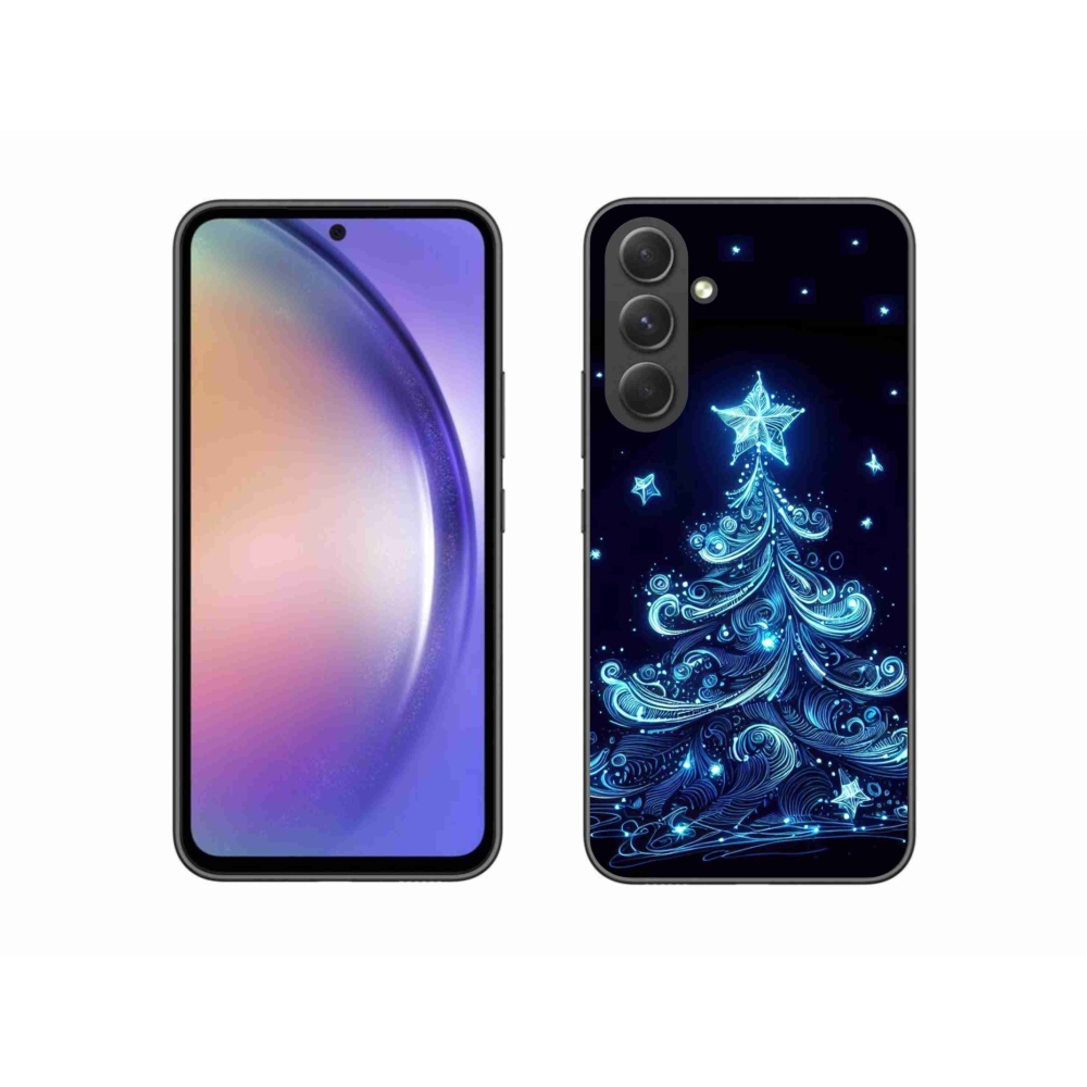 Gél borítás mmCase Samsung Galaxy A54 5G - neon karácsonyfa 4