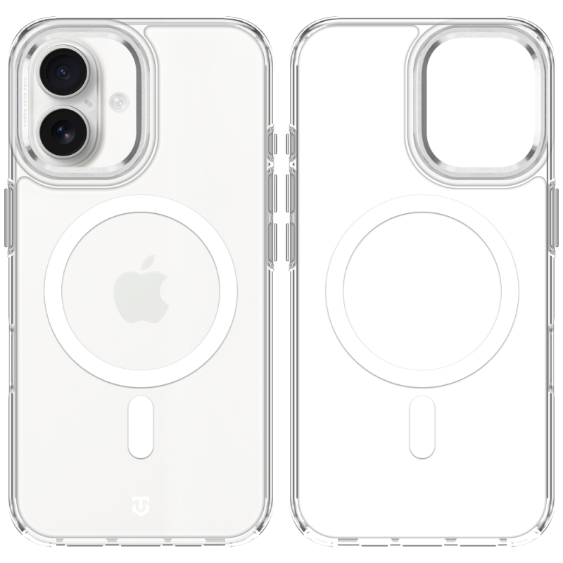 Tactical MagForce 2.0 tok az Apple iPhone 16-hoz, ezüst színben