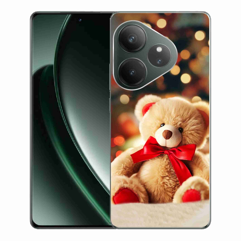 Gél borítás mmCase a Realme GT 6 5G/GT 6T 5G számára - mackómackó