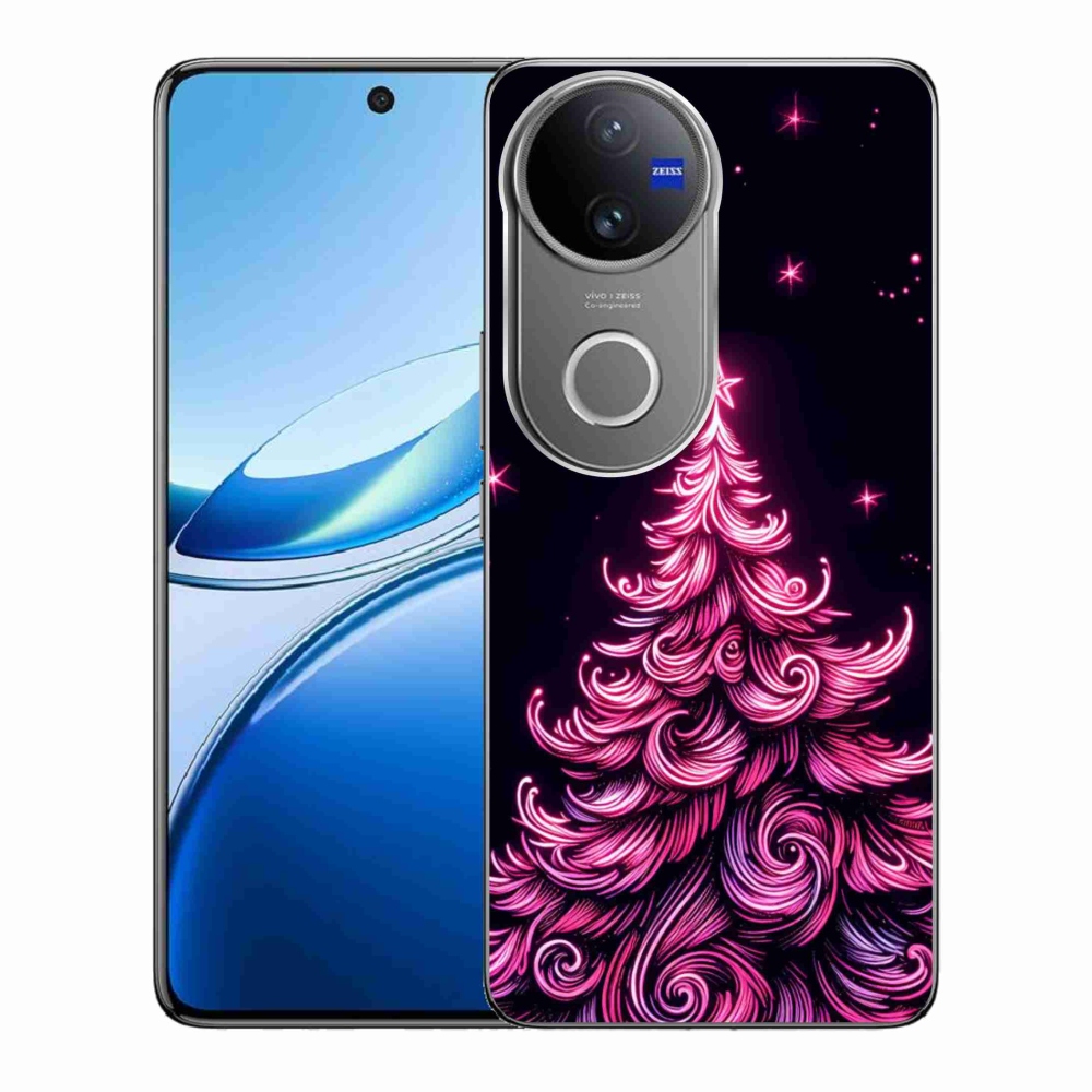 Gélburkolat mmCase a Vivo V50 5G-n - neon karácsonyfa 2