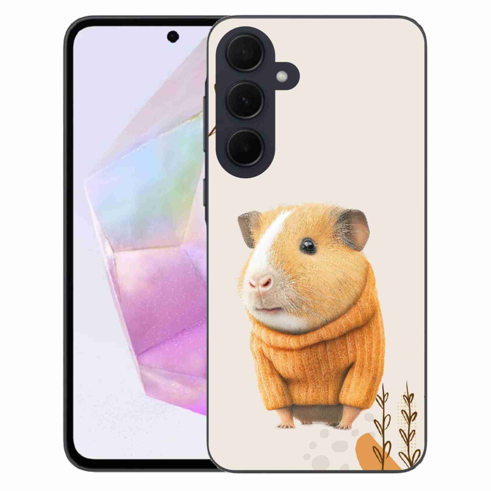 Gél borítás mmCase Samsung Galaxy A35 5G - tengerimalac pulóverben