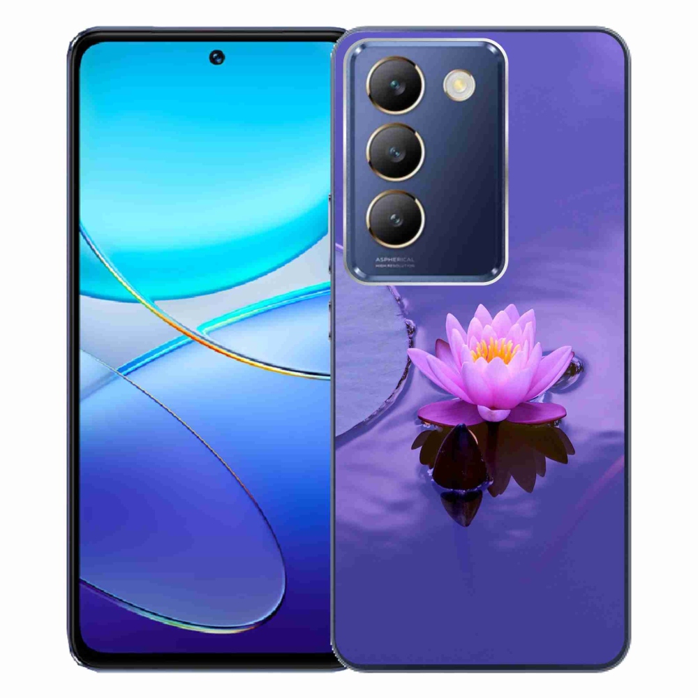 Gél tok mmCase a Vivo V40 SE 4G/5G készülékhez - virág a felületen