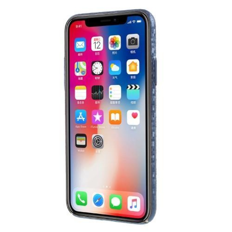 Glamour műanyag tok iPhone X készülékhez - kék