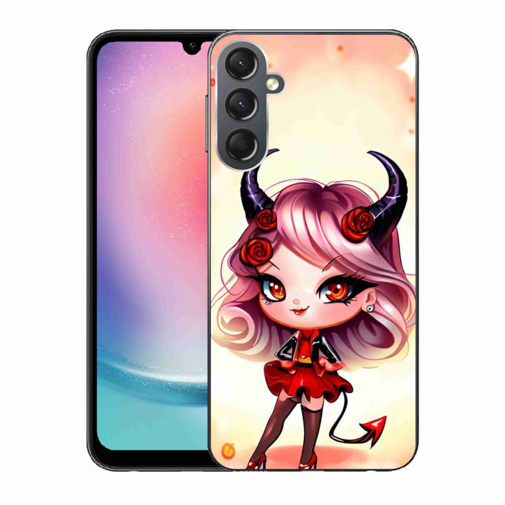 Gél borító mmCase Samsung Galaxy A24 készülékhez - rajzfilm ördög