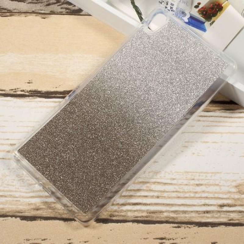 Csillogó zselés tok Sony Xperia XA Ultra készülékhez - szürke