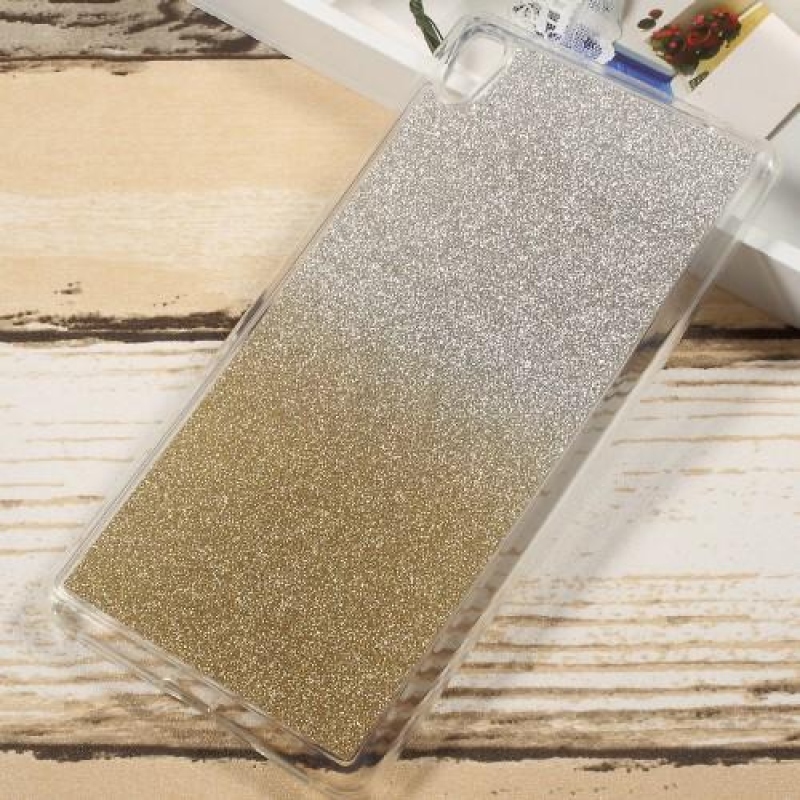 Csillogó zselés tok Sony Xperia XA Ultra készülékhez - arany színű