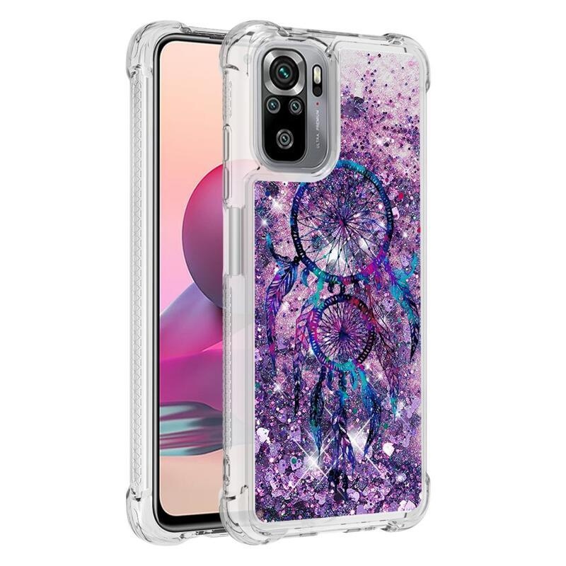 Glitter homokóra zselés tok Xiaomi Redmi Note 10 4G/Redmi Note 10S/Poco M5s - álomfogó