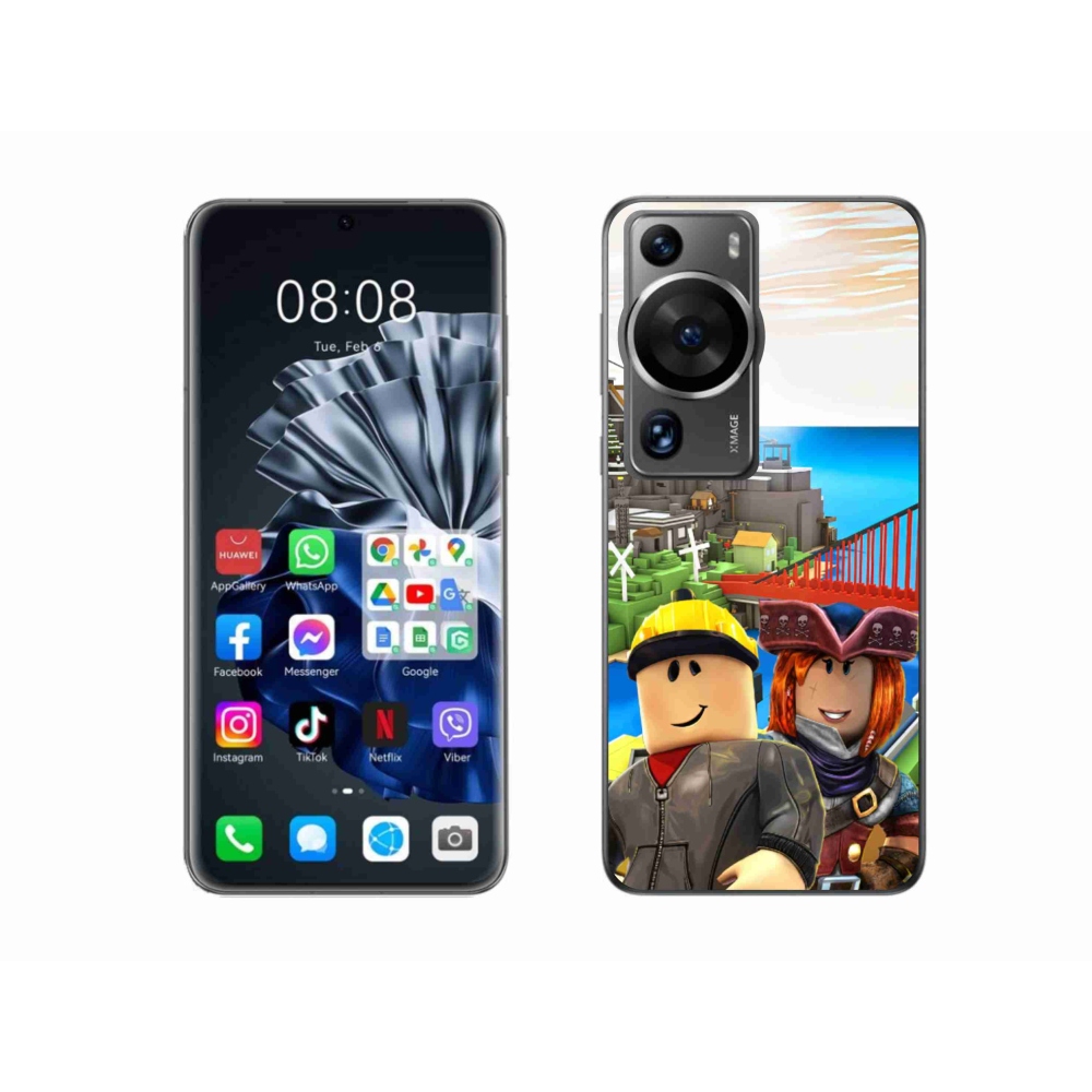 Gél borítás mmCase a Huawei P60 Pro készülékhez - roblox 1