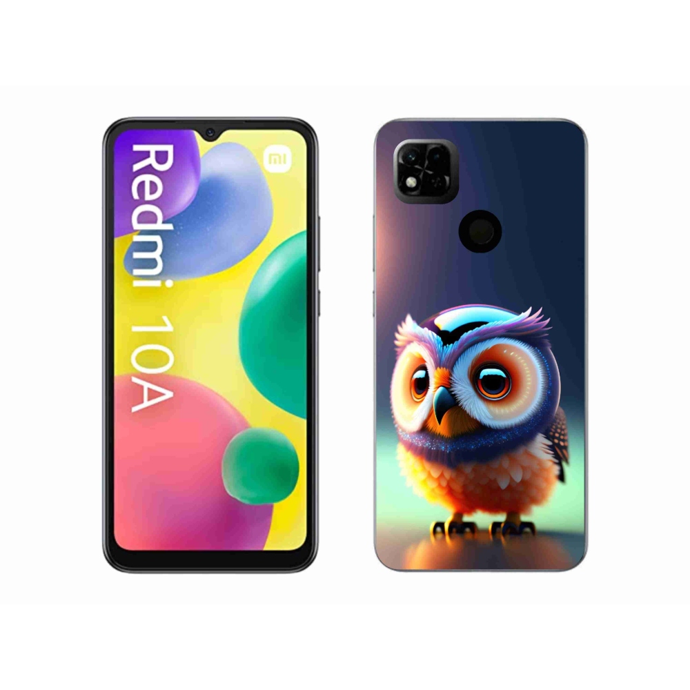 Gél borítás mmCase a Xiaomi Redmi 10A számára - bagoly
