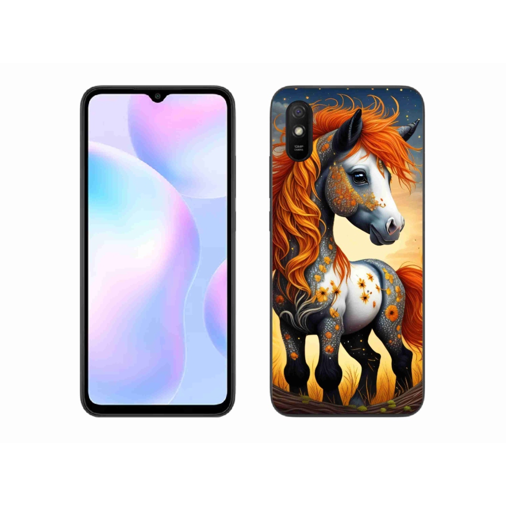 Gél borítás mmCase a Xiaomi Redmi 9AT-hoz - színes póni