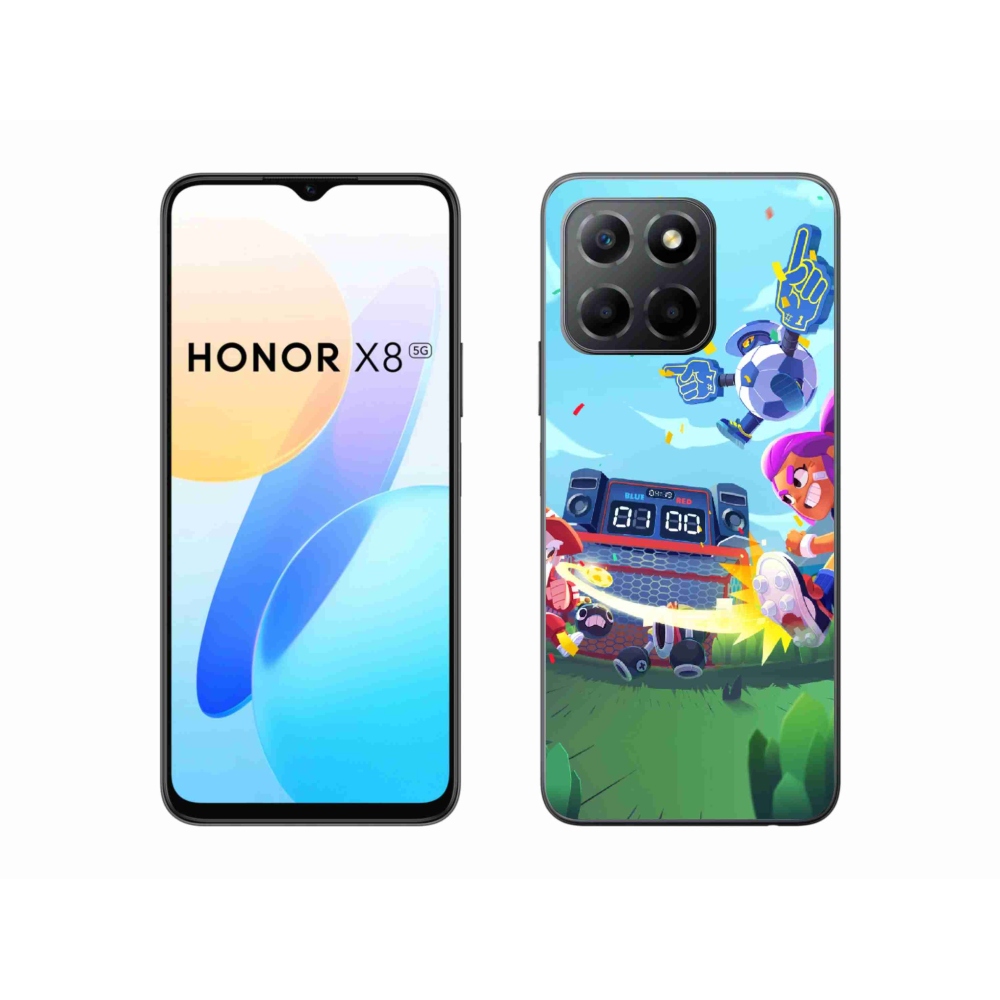 Gél borítás mmCase a Honor X8 5G/Honor 70 Lite 5G számára - brawl stars 1