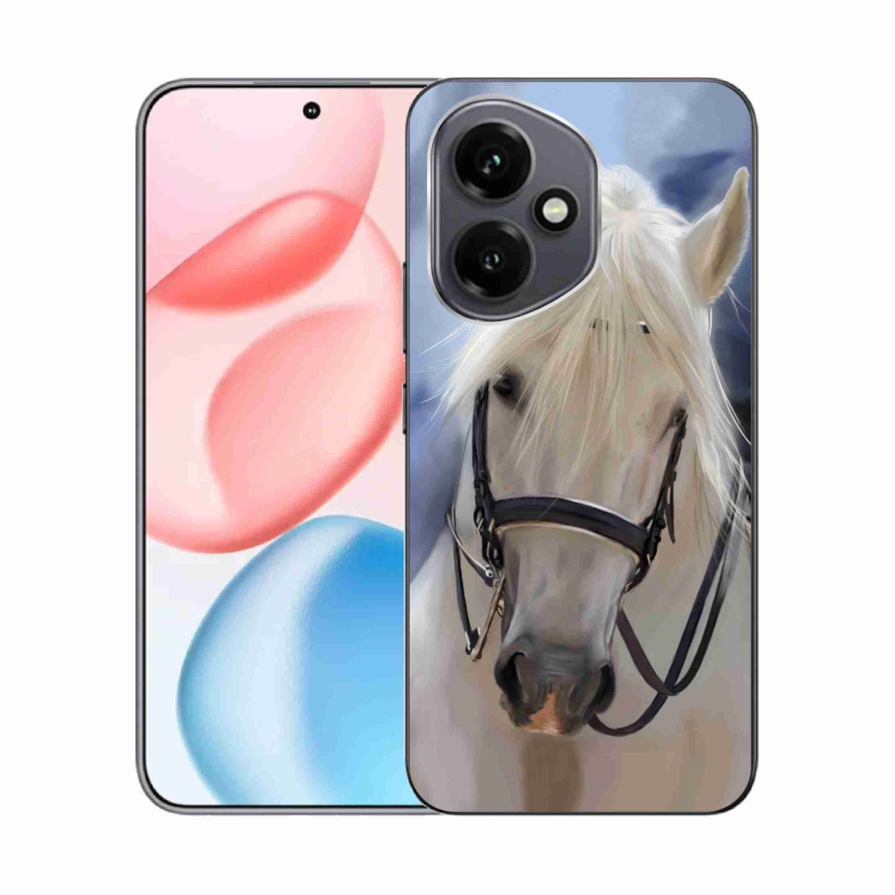 Zselés borítás mmCase a Honor 400-hoz - fehér ló