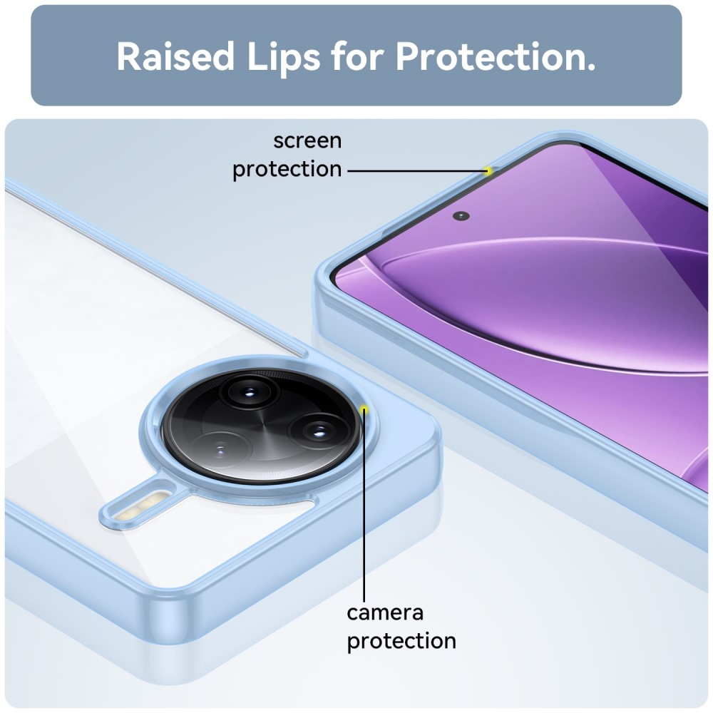 Gél tok rögzített hátlappal Xiaomi Poco F7 Ultra - kék