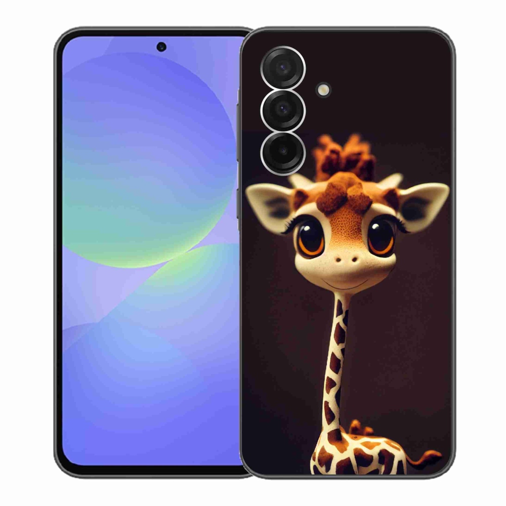 Zselés borítás mmCase Samsung Galaxy A36 5G - kis zsiráfhoz