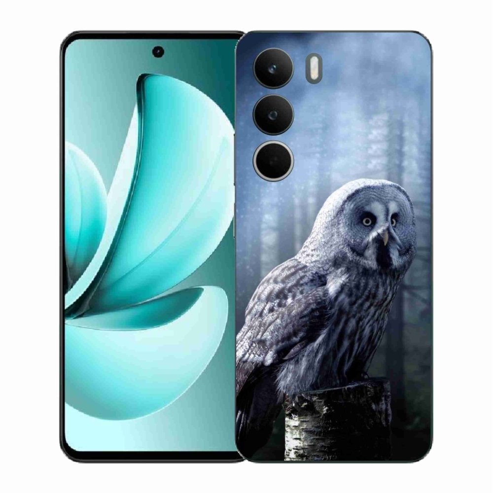 Zselés borító mmCase a Realme C71 készülékhez - bagoly