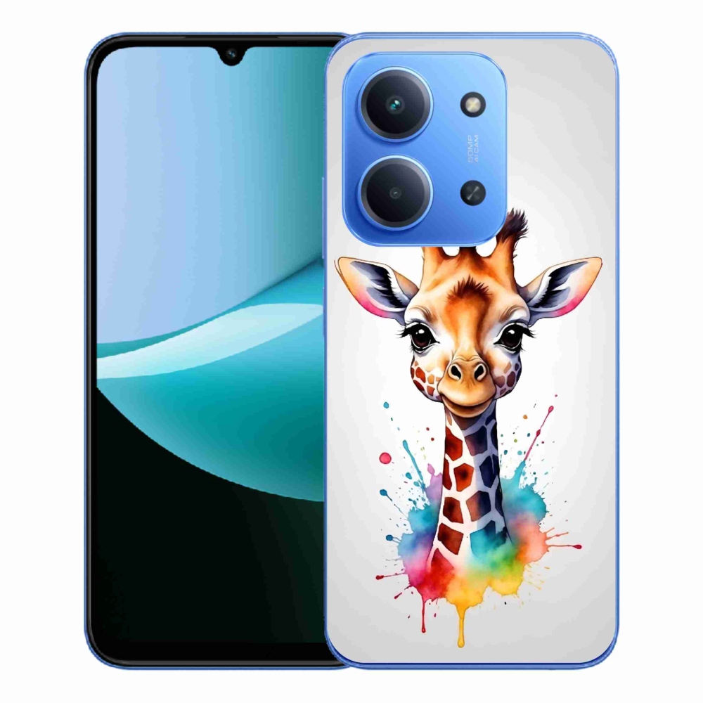 Gél borítás mmCase a Xiaomi Redmi 15C 4G/5G (173mm) - zsiráf 1