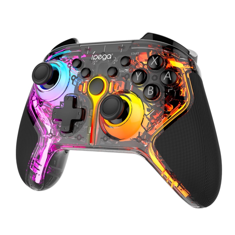 iPega 9666TH Bluetooth RGB Gamepad Android/iOS/PS3/PS4/PC/N-Switch Fekete
