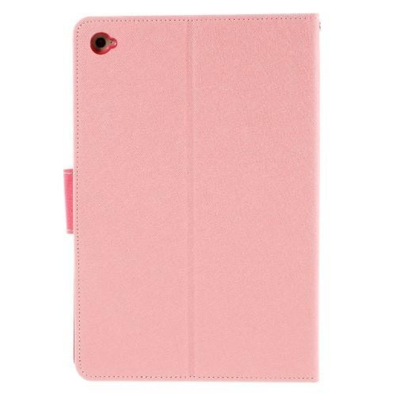 Goos PU bőr tok iPad mini 4 készülékhez - rózsaszín