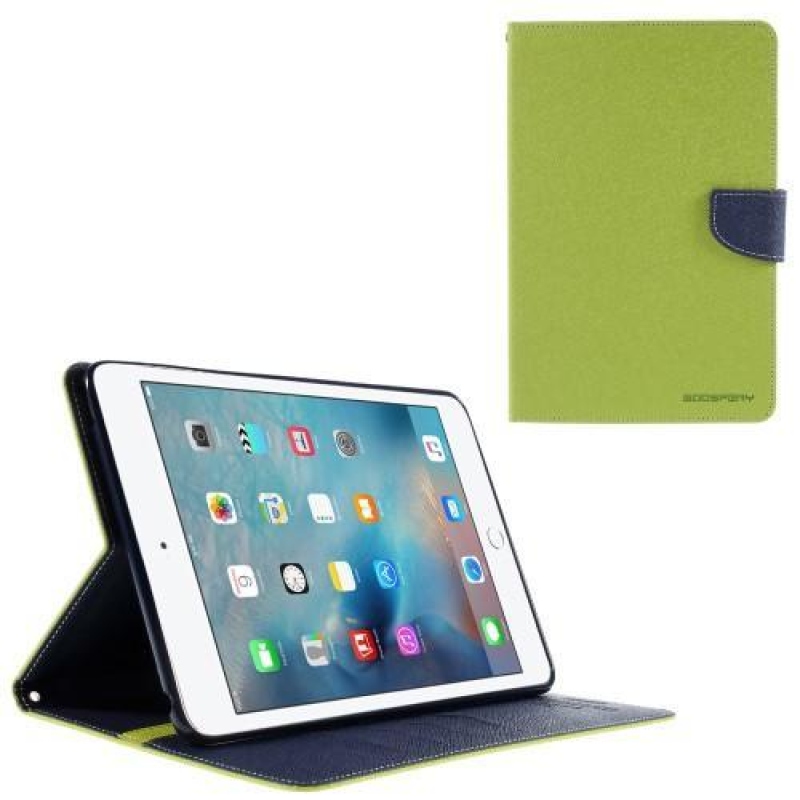 Goos PU bőr tok iPad mini 4 készülékhez - zöld