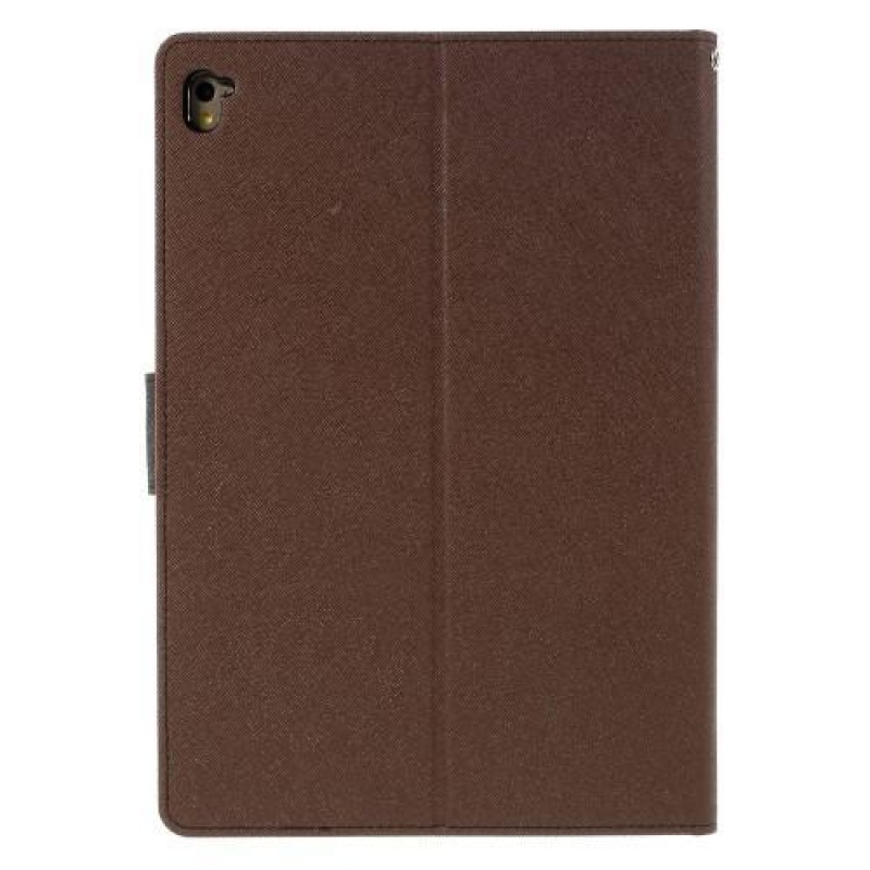 Goos felpattintható PU bőr tok állvány funkcióval Pro 9.7-hez - barna