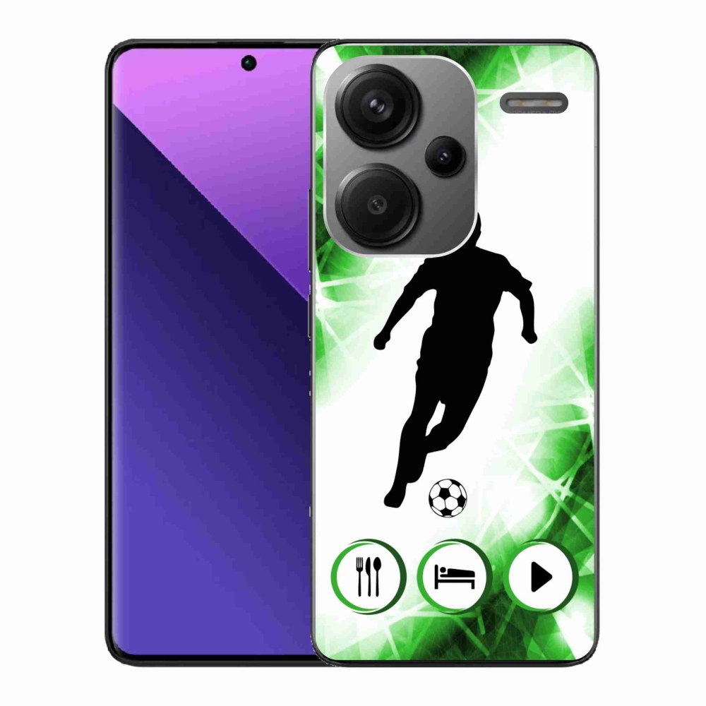 Gél borítás mmCase a Xiaomi Redmi Note 13 Pro+ 5G - focista számára