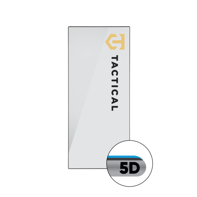 Tactical Glass Shield 5D üveg a Samsung Galaxy Z Fold 8-hoz, Ultra Black (külső) 