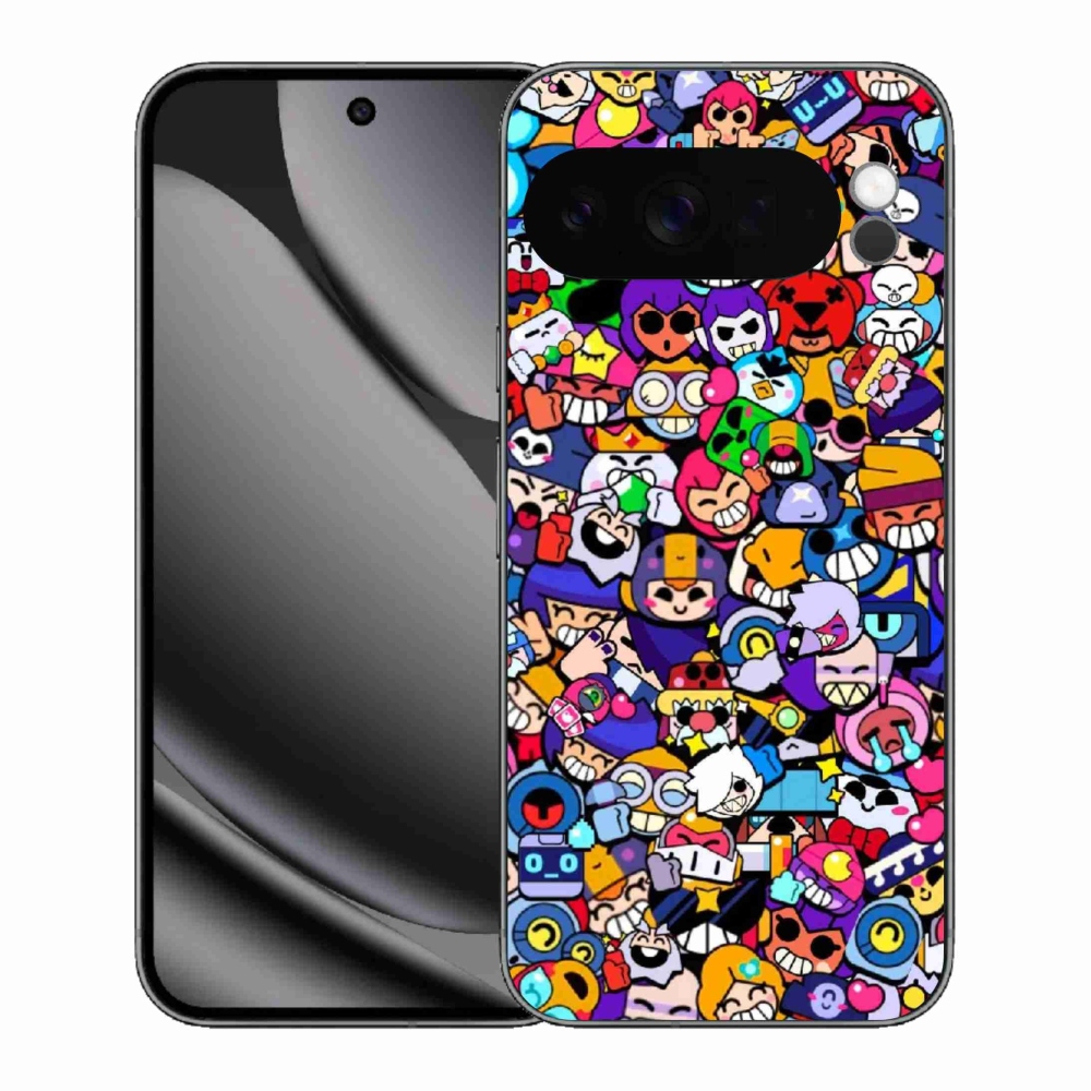 Zselés borítás mmCase a Google Pixel 10 Pro XL-hez - verekedős csillagok 2