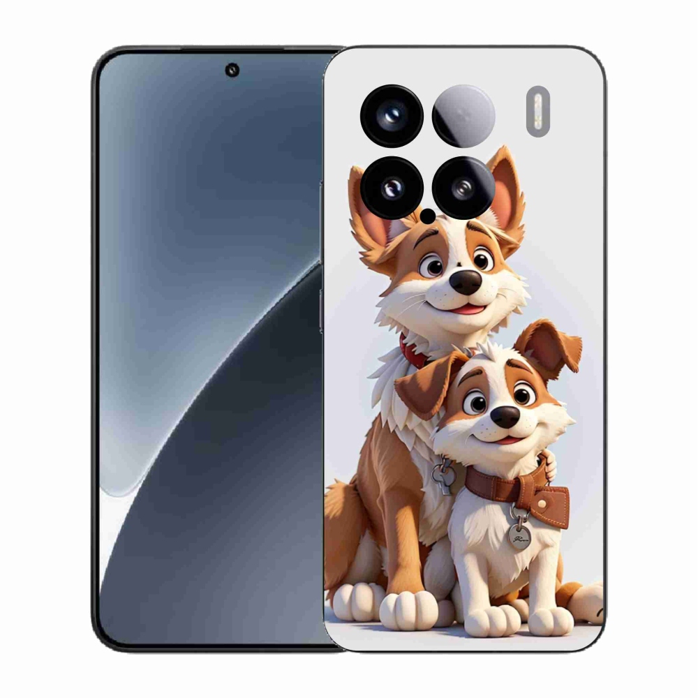 Gél borító mmCase a Xiaomi 15 - rajz kutyákhoz