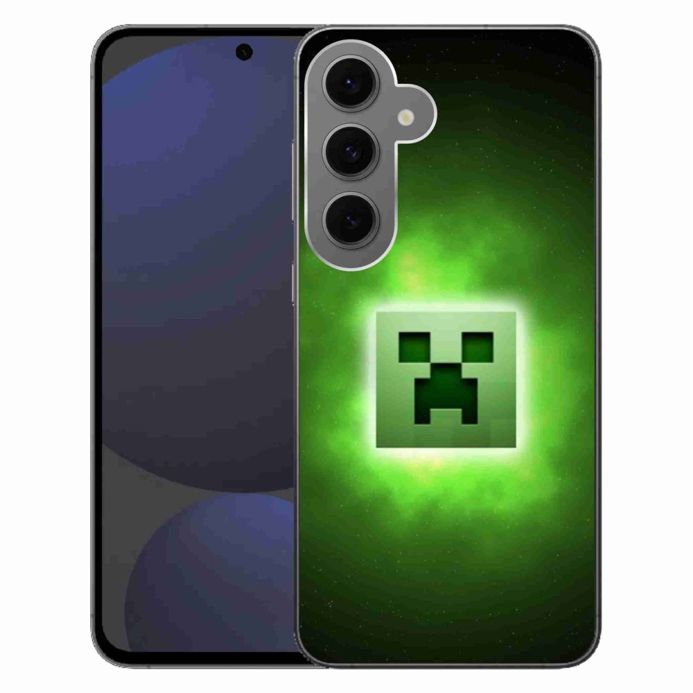 Gél védőhuzat mmCase Samsung Galaxy S24 FE készülékhez - minecraft