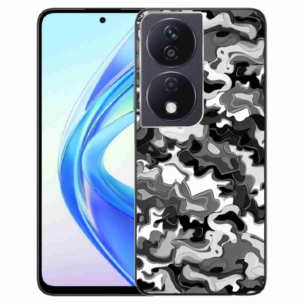 Zselés borítás mmCase a Honor X7b/Honor 90 Smart készülékhez - terepszínű minta 3