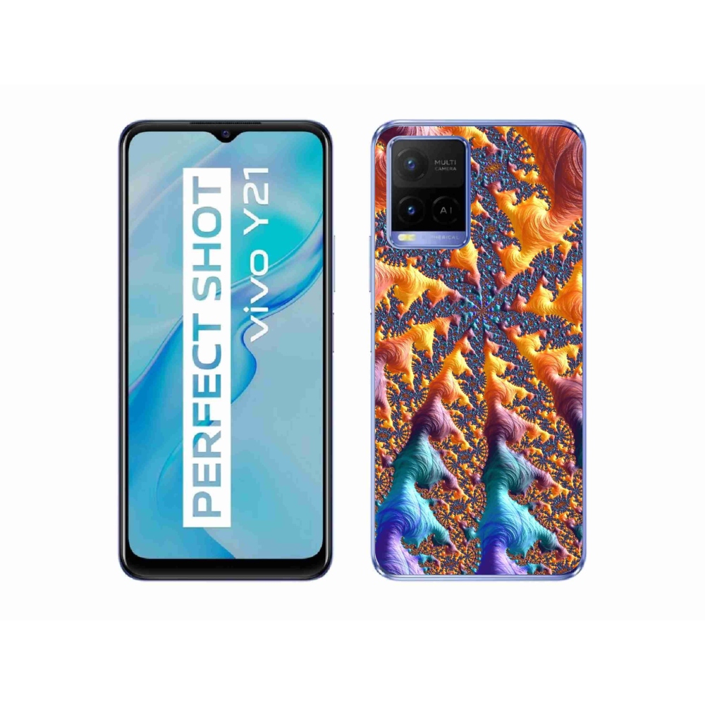 Zselés borítás mmCase a Vivo Y21/Y21s/Y33s készülékhez - absztrakt motívum 23