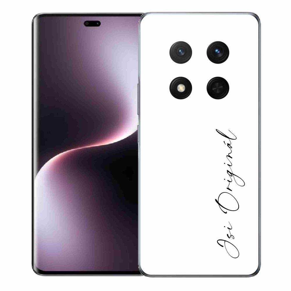 Gél borító mmCase a Honor Magic 7 Lite 5G számára - te vagy az eredeti fehér háttér