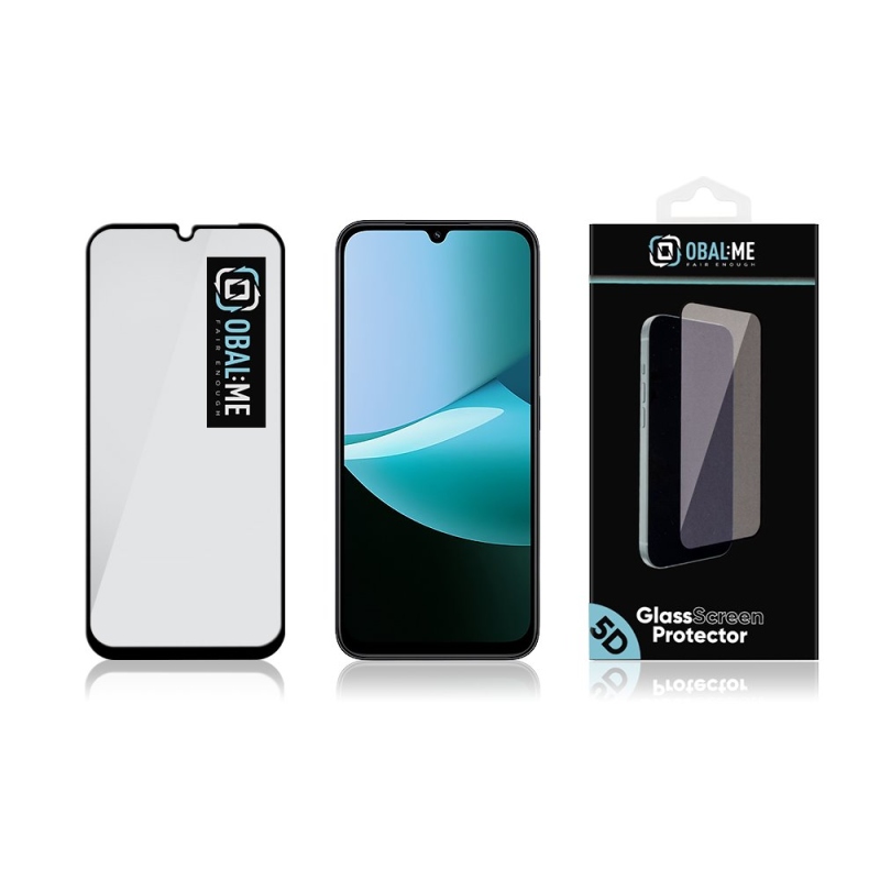 CSOMAG:ME 5D edzett üveg Xiaomi Redmi 15C 4G Fekete