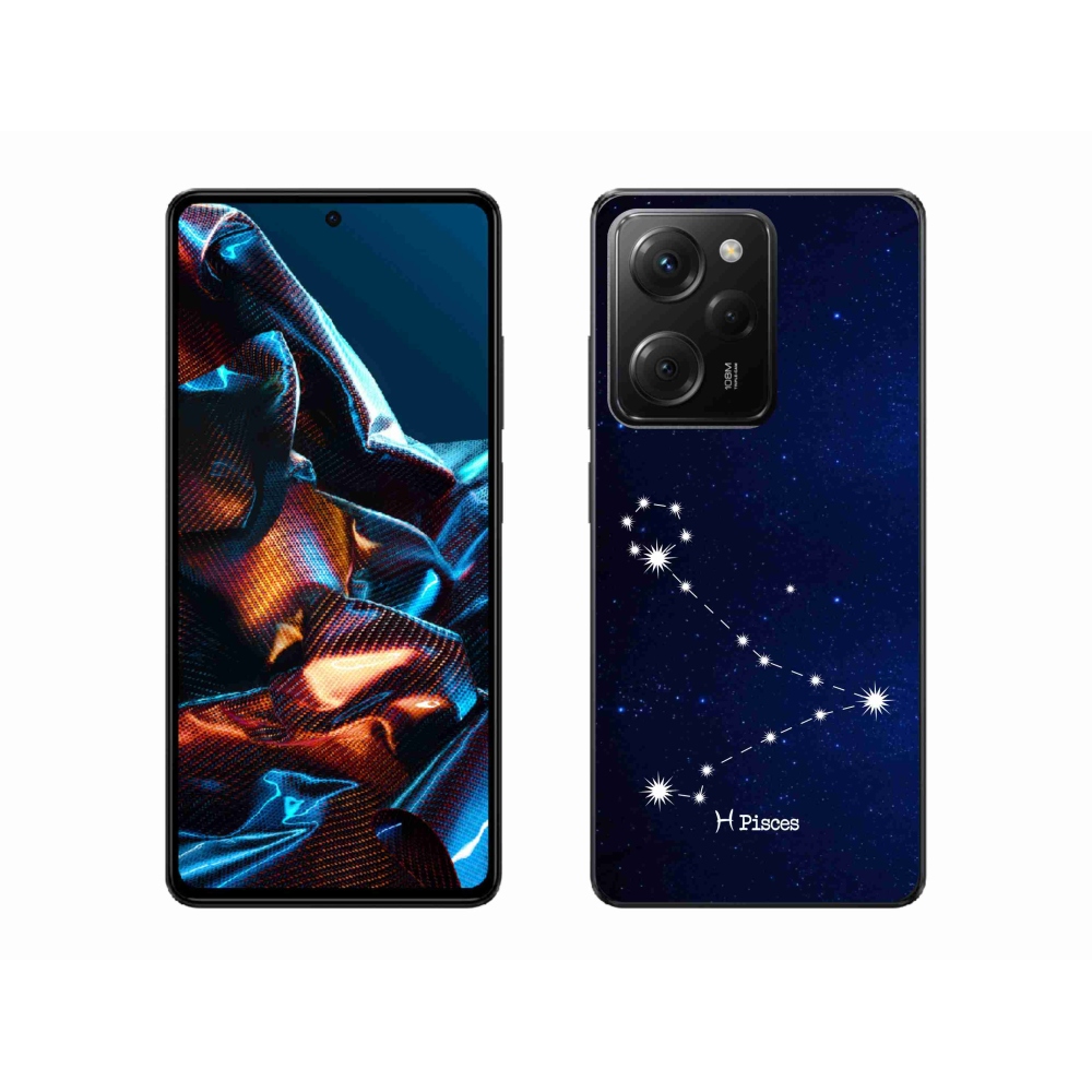 Gél borítás mmCase a Xiaomi Poco X5 Pro 5G számára - csillagkép Halak