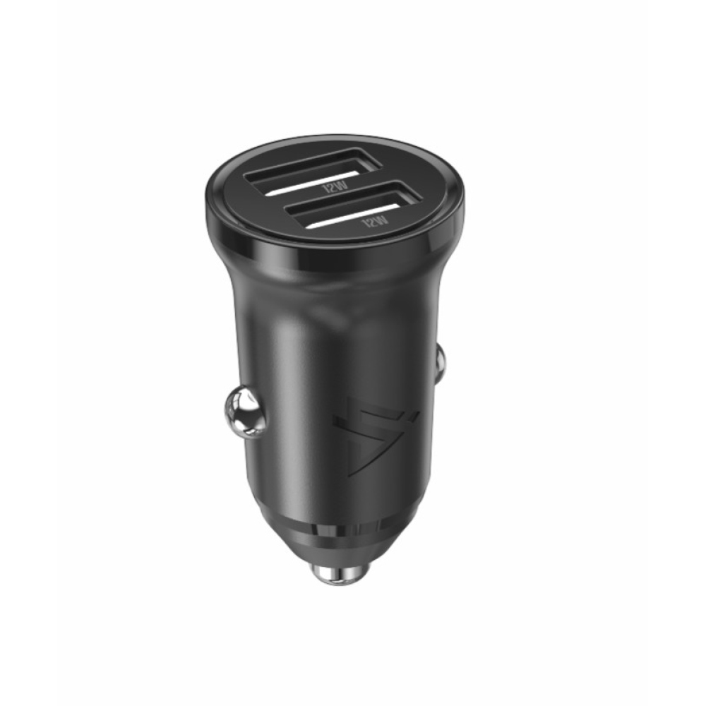 iPEAX autós töltő CL-01, 2,4 A, 2x USB-A - fekete