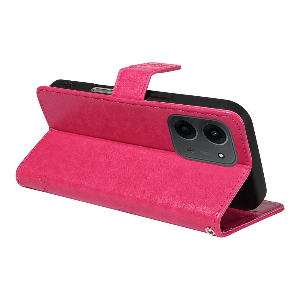 Fák könyve tok Xiaomi Redmi 15C 4G (171mm)/Poco C85 4G (171mm) - rózsaszínű