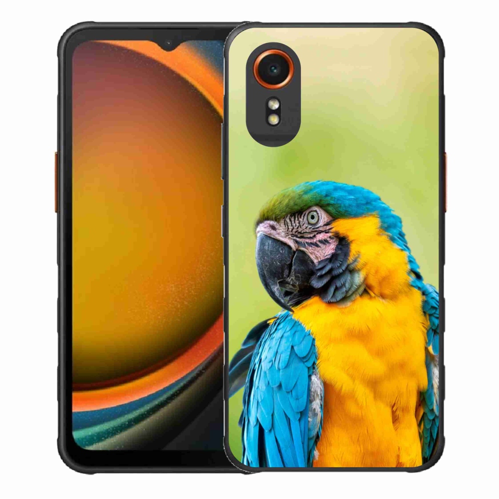 Gél tok mmCase Samsung Galaxy Xcover 7 készülékhez - papagáj ara 2