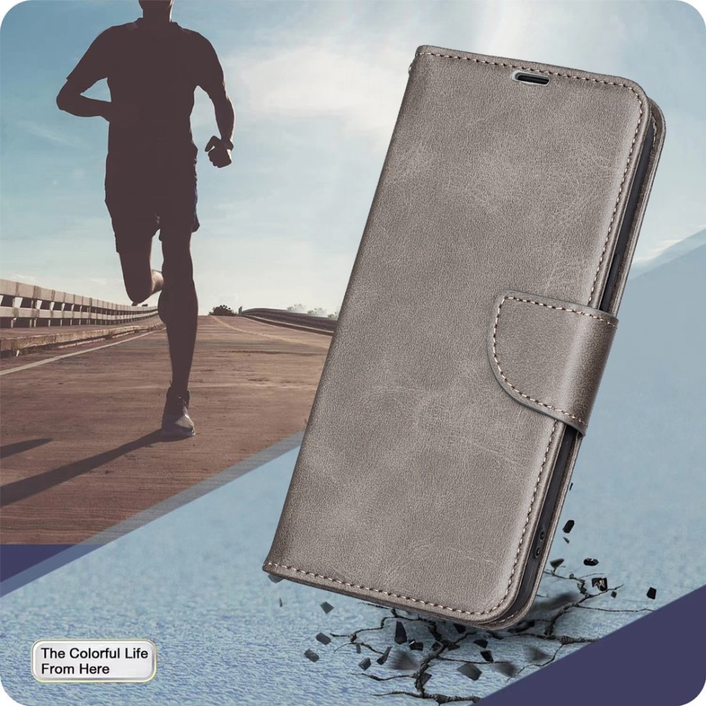 Könyvtáska Honor X8c tokhoz - szürke