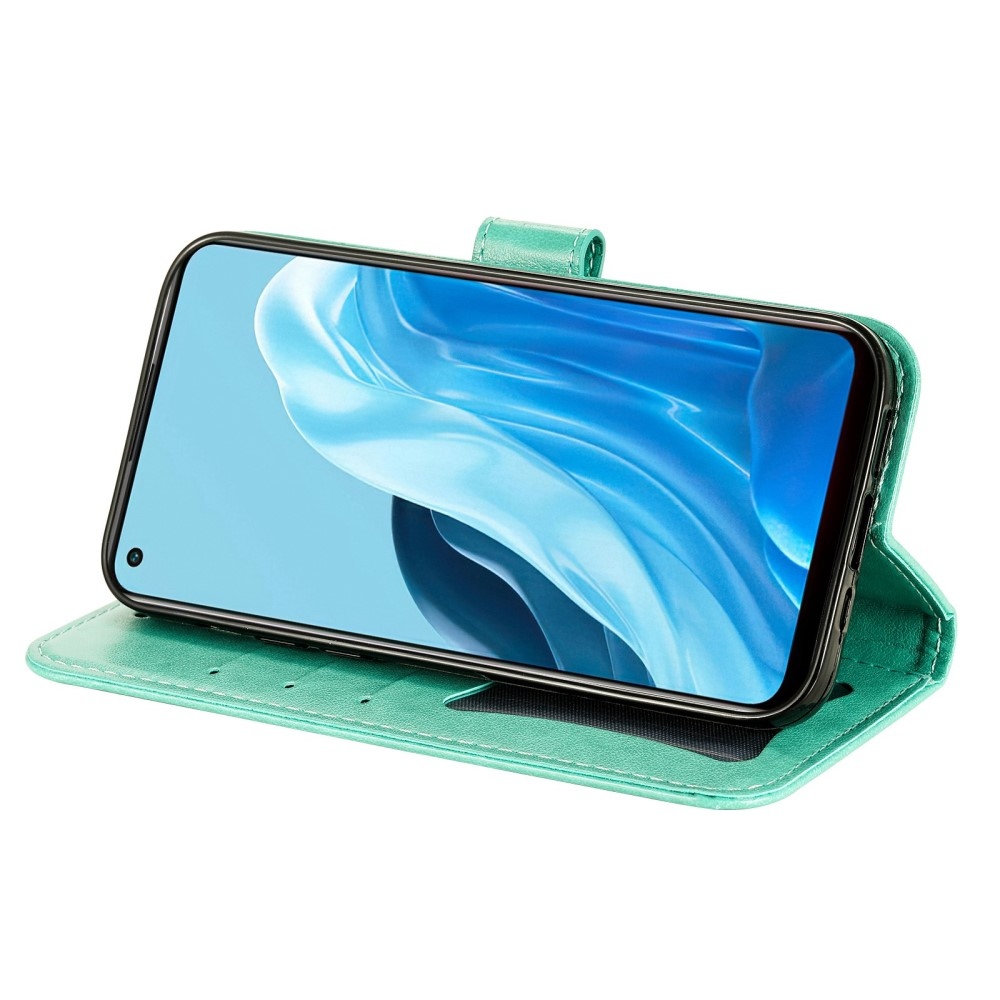 Mandala könyv tok az Oppo Find X5 Lite készülékhez - teal színű