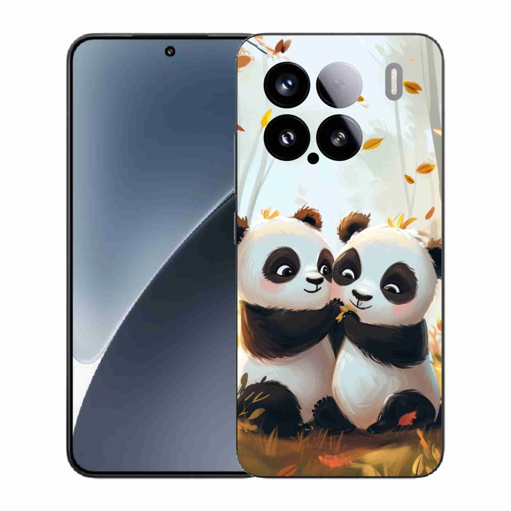 Gél borító mmCase a Xiaomi 15-öshöz - pandák