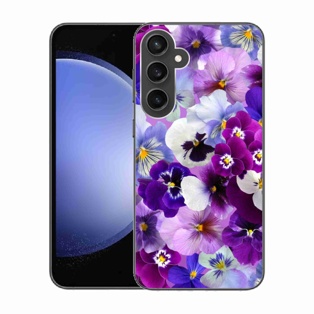 Gél borító mmCase Samsung Galaxy S23 FE - virágok 9