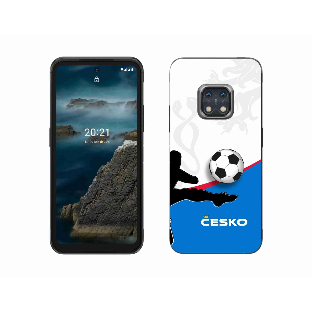 Zselés borítás mmCase a Nokia XR20 készülékhez - futball Csehország 3